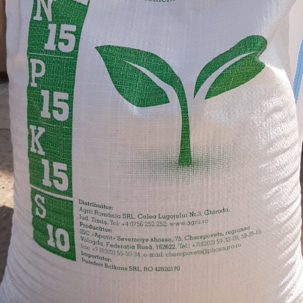 Agrii Complex  MEGAFERT NPK 15-15-15+10S