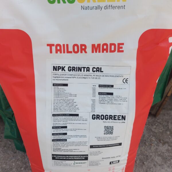 Grogreen 13+7+20+8 CaO