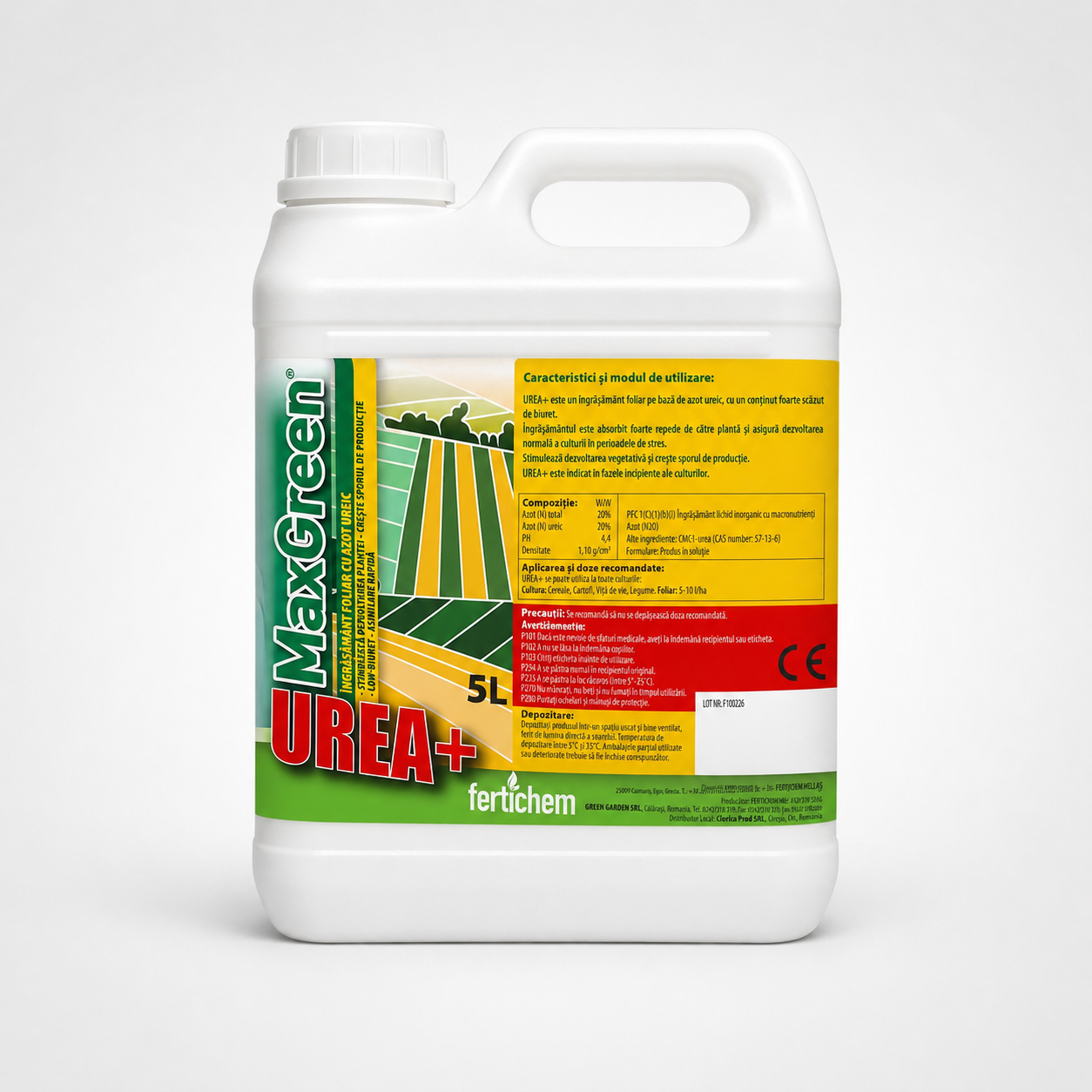 ChatGPT Image 20 iul. 2026, 10_34_08 UREA+ MaxGreen – îngrășământ foliar cu azot ureic - imagine 1
